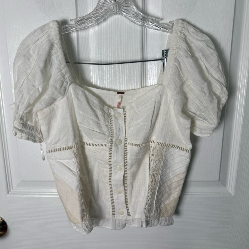 Free People Bali Alana Top & Pant Set in White  XS - Picture 4 of 14